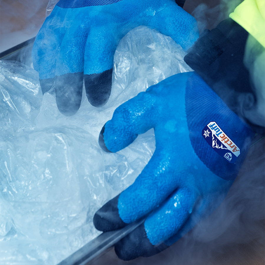 Arctic Tuff Nitrile Double-Coated Thermal Gloves, Cut Level A2, 12/PR