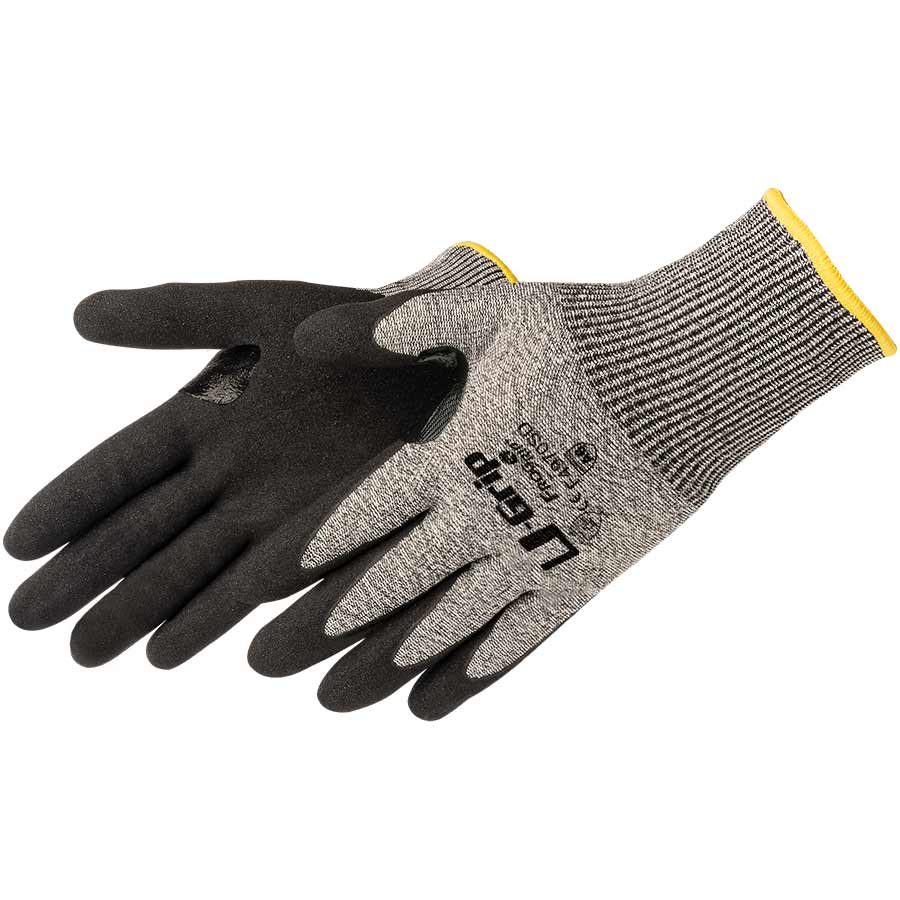 Better Grip Ultra-Thin BGSBL1 Nylon Sandy Latex Coated Work Gloves